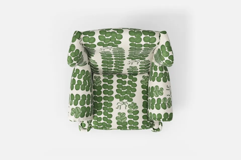 Fåtöljer*Ragnar Helsén Fåtölj 3543 Oxford Celotocaulis, Grön