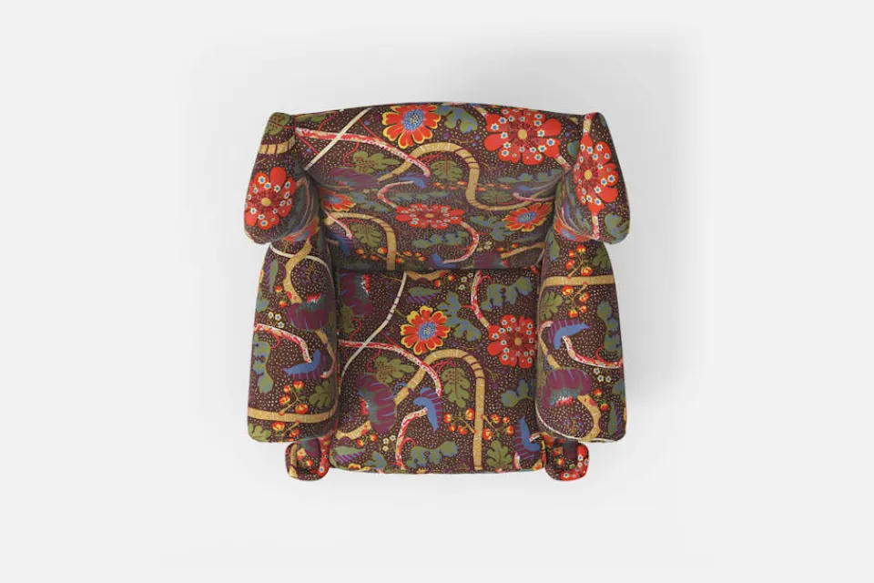 Fåtöljer*Ragnar Helsén Fåtölj 3543 Oxford Mirakel, Brun