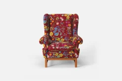 Fåtöljer*Ragnar Helsén Fåtölj 3543 Oxford Baranquilla, Vinröd