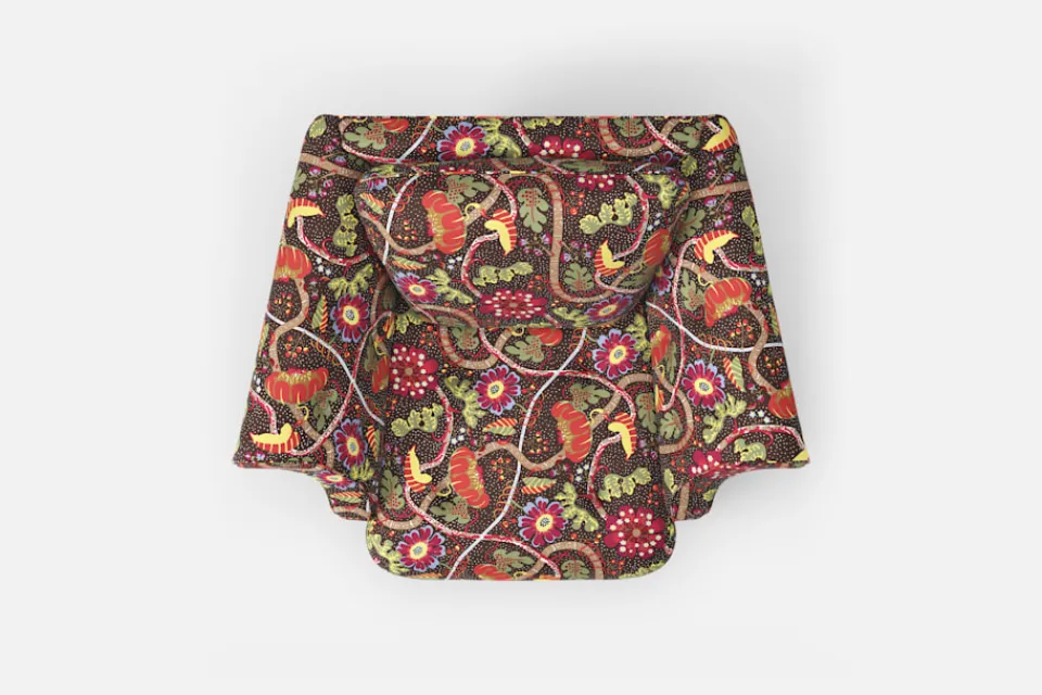 Fåtöljer*Josef Frank Fåtölj Liljevalchs Mirakel, Mörkbrun