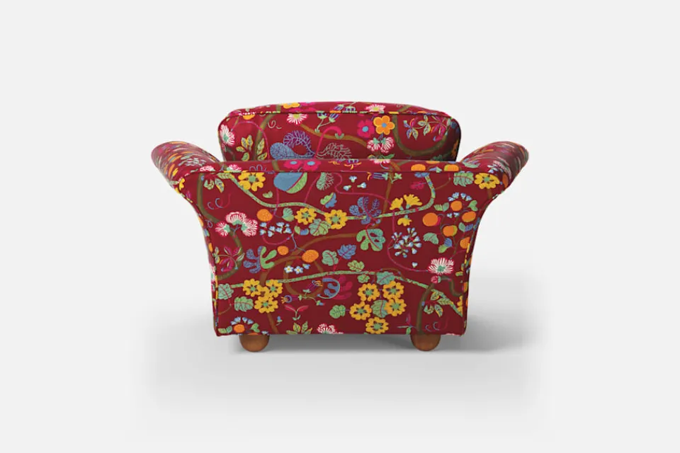 Fåtöljer*Josef Frank Fåtölj Liljevalchs Baranquilla, Vinröd