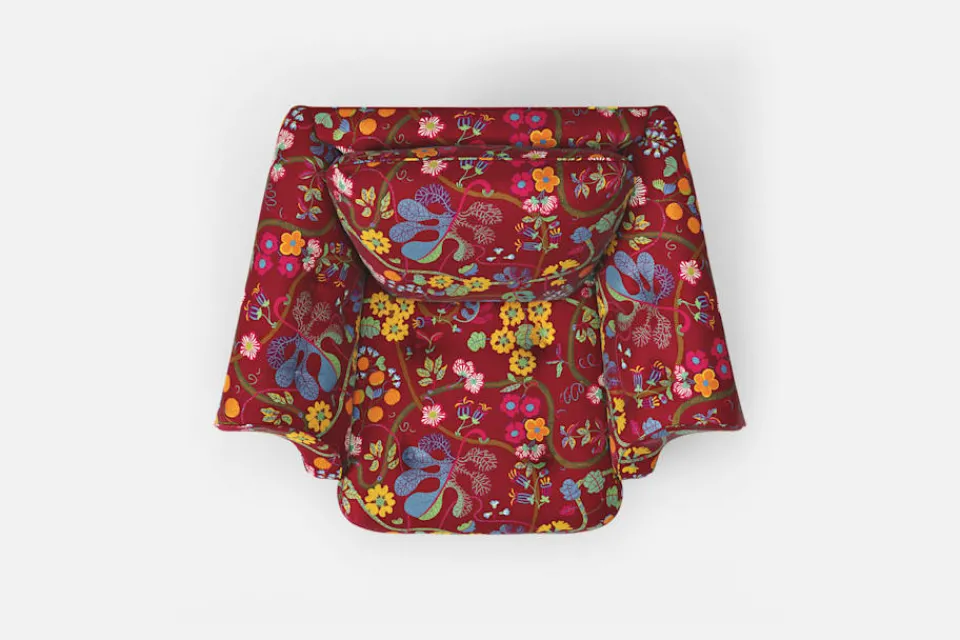 Fåtöljer*Josef Frank Fåtölj Liljevalchs Baranquilla, Vinröd