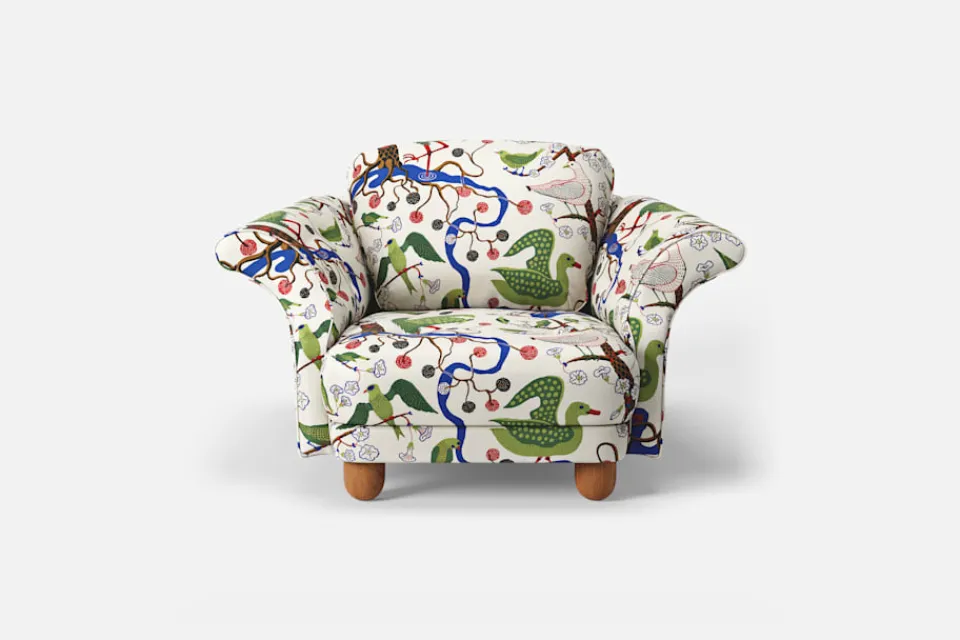 Fåtöljer*Josef Frank Fåtölj Liljevalchs Gröna Fåglar, Multi