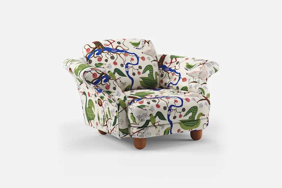 Fåtöljer*Josef Frank Fåtölj Liljevalchs Gröna Fåglar, Multi