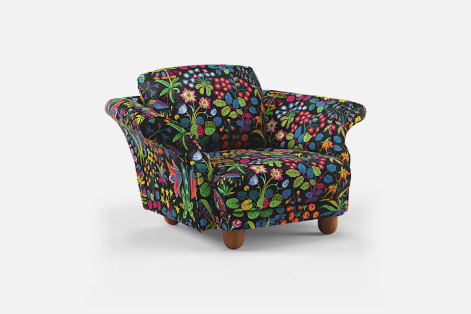 Fåtöljer*Josef Frank Fåtölj Liljevalchs Under Ekvatorn, Svart