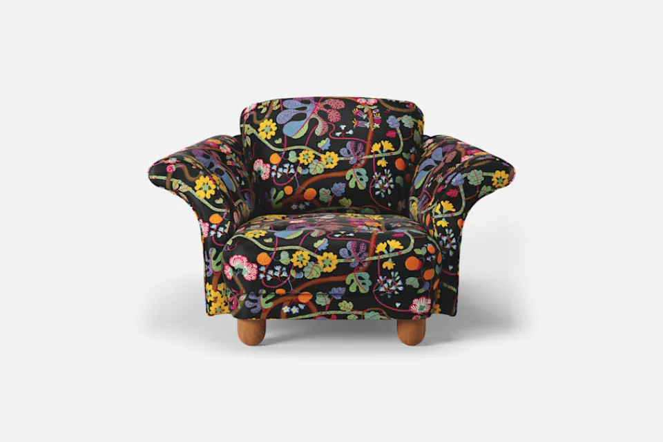 Fåtöljer*Josef Frank Fåtölj Liljevalchs Baranquilla, Svart