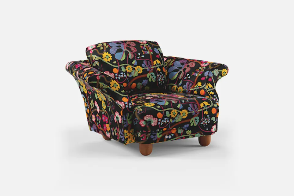 Fåtöljer*Josef Frank Fåtölj Liljevalchs Baranquilla, Svart