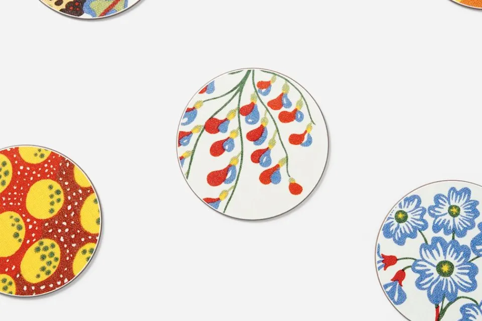 Underlägg & Tabletter*Josef Frank Glasunderlägg Vegetable Tree