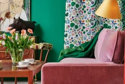 Golvlampor*Josef Frank Golvlampa 1842 Mässing, Grön