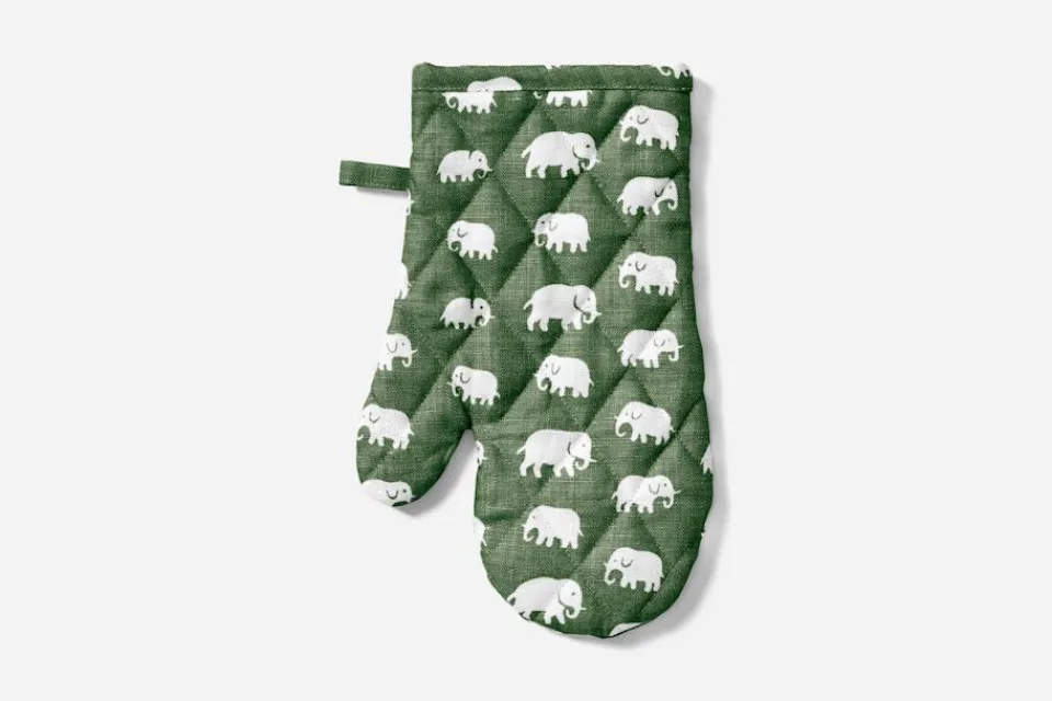 Kök & Dukningstextil*Svenskt Tenn Grytvante Elefant Grön