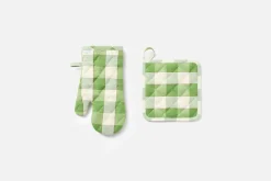 Kök & Dukningstextil*Svenskt Tenn / Estrid Ericson Margit Thorén Grytvante Gripsholmsruta Grön