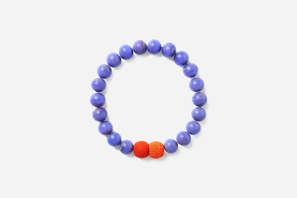 Smycken*Monica Neßeler Halsband Murano Lila