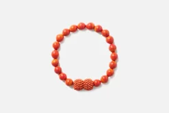 Smycken*Monica Neßeler Halsband Murano Korall