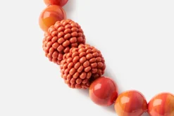 Smycken*Monica Neßeler Halsband Murano Korall