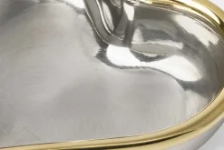 Dekorationsdetaljer|Tenndekorationer*Estrid Ericson Hjärta med Mässingskant