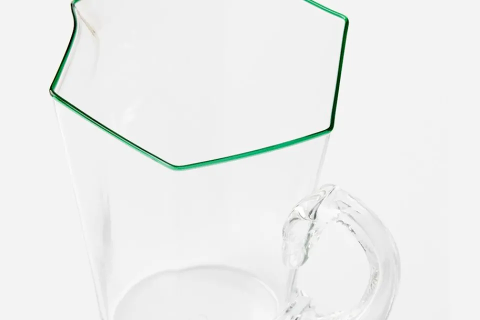 Kannor & Karaffer*Striulli Vetriarte Karaff Hexagon Grön