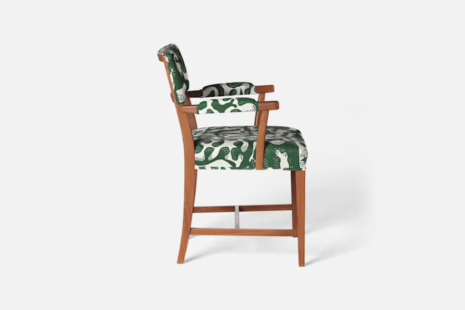 Karmstolar*Josef Frank Karmstol 695 Aristidia, Grön