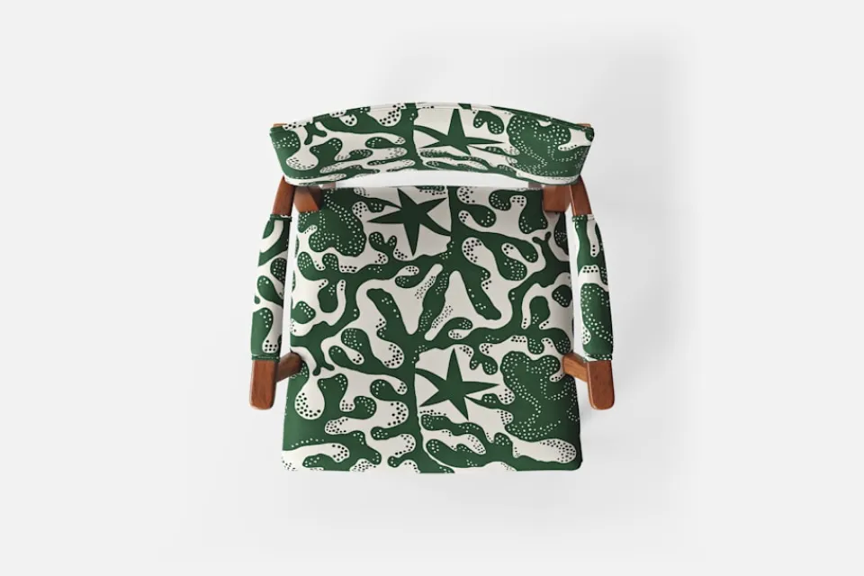 Karmstolar*Josef Frank Karmstol 695 Aristidia, Grön