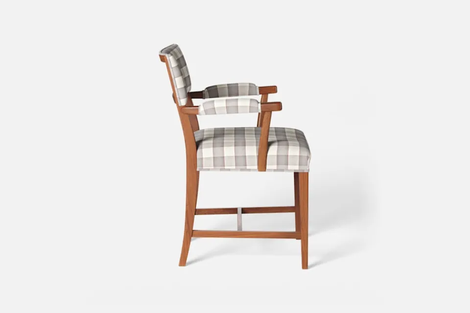 Karmstolar*Josef Frank Karmstol 695 Gripsholmsruta, Grå