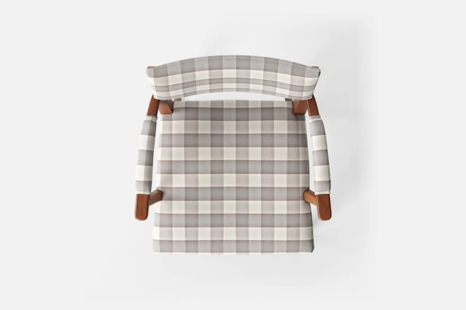 Karmstolar*Josef Frank Karmstol 695 Gripsholmsruta, Grå