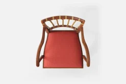 Karmstolar*Josef Frank Karmstol 1165 Mahogny Rotting, Vägen, Orange