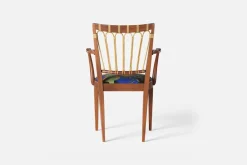 Karmstolar*Josef Frank Karmstol 1165 Mahogny Rotting, Anakreon, Svart