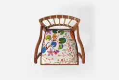 Karmstolar*Josef Frank Karmstol 1165 Mahogny Rotting, Teheran, Vit