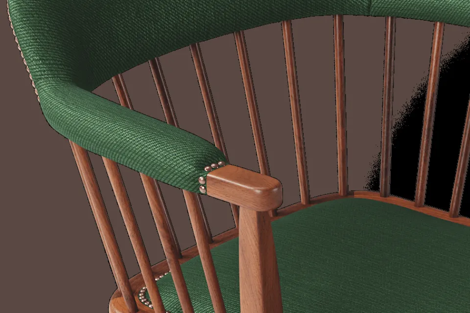 Karmstolar*Josef Frank Karmstol 789 Vägen, Mörkgrön