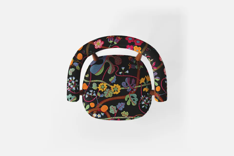 Karmstolar*Josef Frank Karmstol 966 Baranquilla, Svart