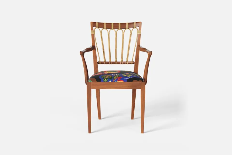 Karmstolar*Josef Frank Karmstol 1165 Mahogny Rotting, Poisons, Svart