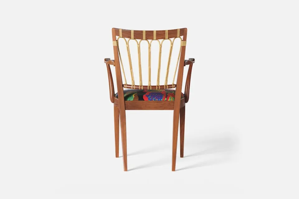 Karmstolar*Josef Frank Karmstol 1165 Mahogny Rotting, Poisons, Svart