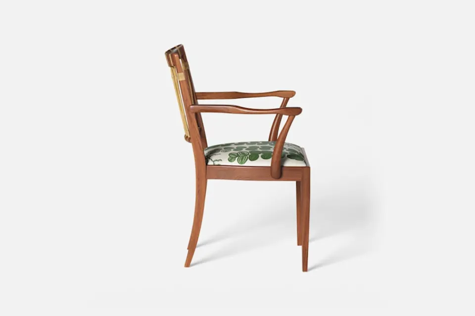 Karmstolar*Josef Frank Karmstol 1165 Mahogny Rotting, Celotocaulis, Grön