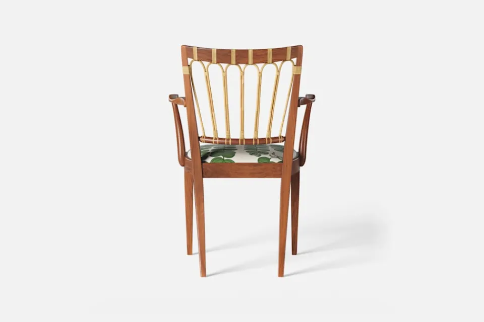 Karmstolar*Josef Frank Karmstol 1165 Mahogny Rotting, Celotocaulis, Grön