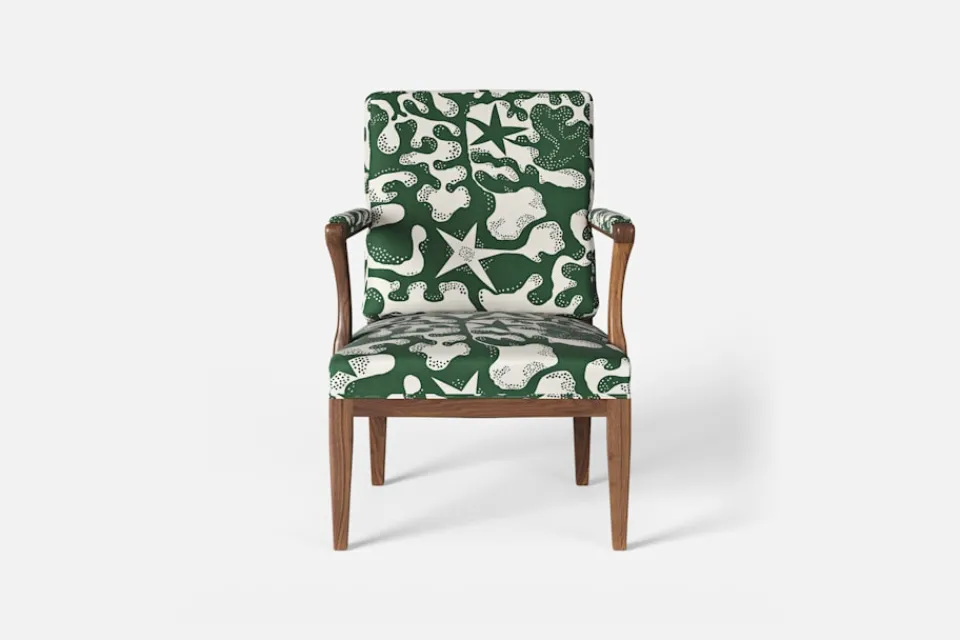 Fåtöljer|Karmstolar*Josef Frank Karmstol 868 Aristidia, Grön