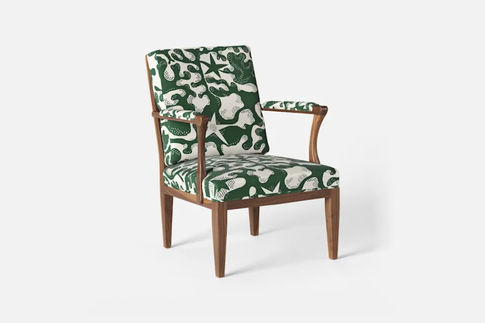 Fåtöljer|Karmstolar*Josef Frank Karmstol 868 Aristidia, Grön