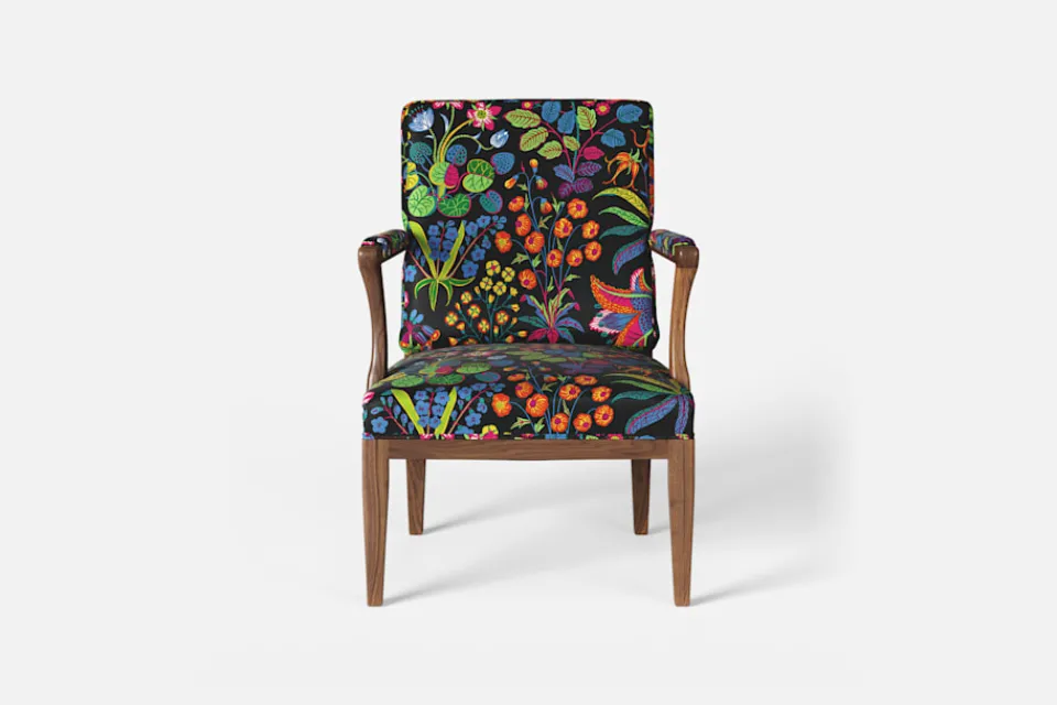 Fåtöljer|Karmstolar*Josef Frank Karmstol 868 Under Ekvatorn, Svart