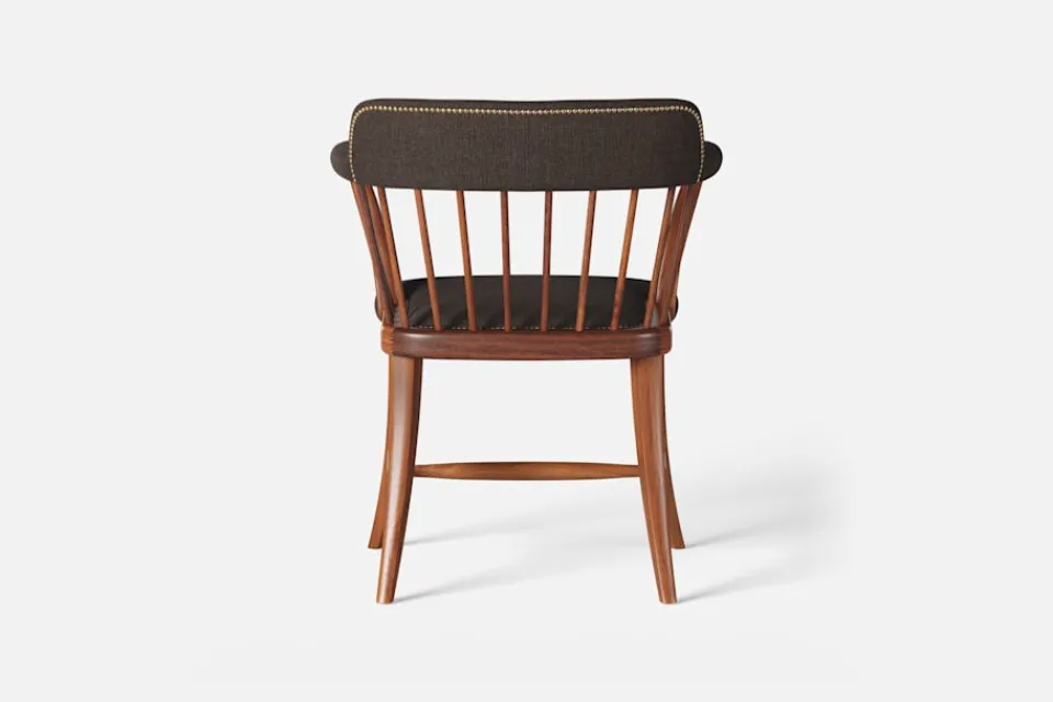 Karmstolar*Josef Frank Karmstol 789 Möbellin, Mörkbrun