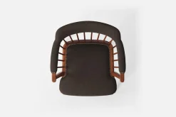 Karmstolar*Josef Frank Karmstol 789 Möbellin, Mörkbrun