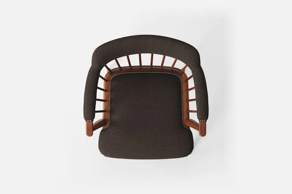 Karmstolar*Josef Frank Karmstol 789 Möbellin, Mörkbrun