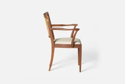 Karmstolar*Josef Frank Karmstol 1165 Mahogny Rotting, Vägen, Vit