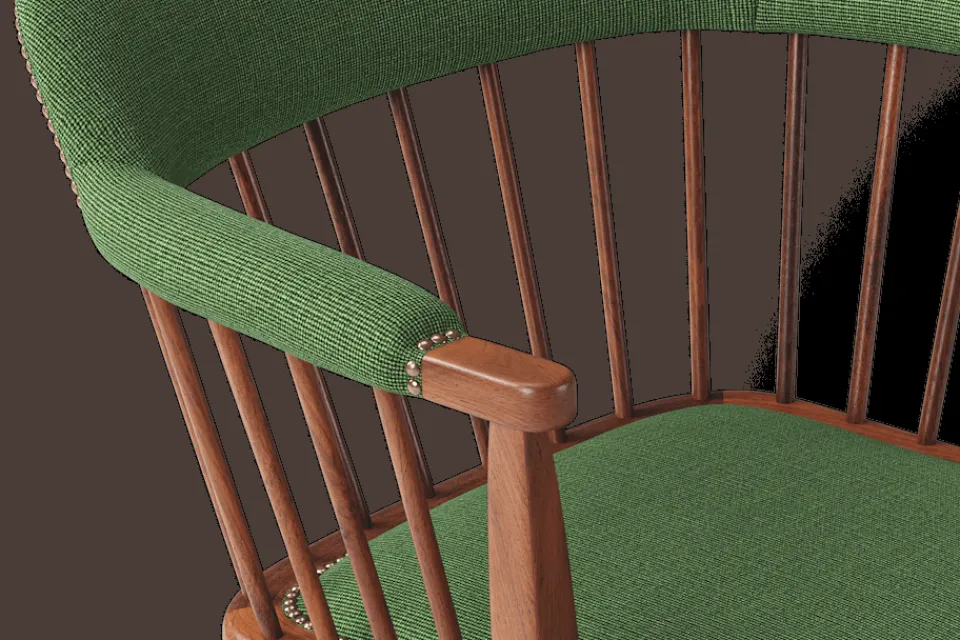 Karmstolar*Josef Frank Karmstol 789 Möbellin, Grön