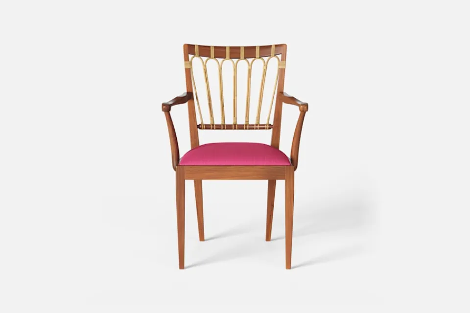 Karmstolar*Josef Frank Karmstol 1165 Mahogny Rotting, Vägen, Cerise