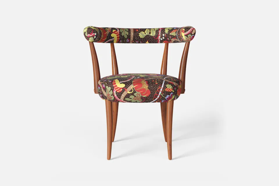 Karmstolar*Josef Frank Karmstol 966 Mirakel, Mörkbrun