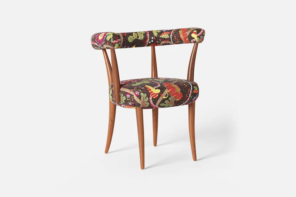 Karmstolar*Josef Frank Karmstol 966 Mirakel, Mörkbrun