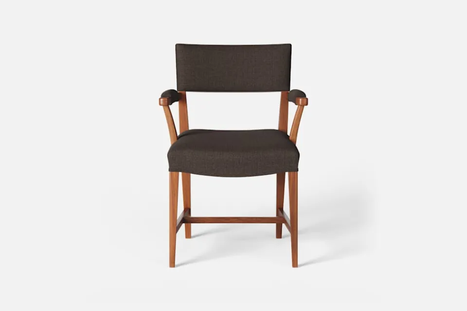 Karmstolar*Josef Frank Karmstol 695 Möbellin, Mörkbrun