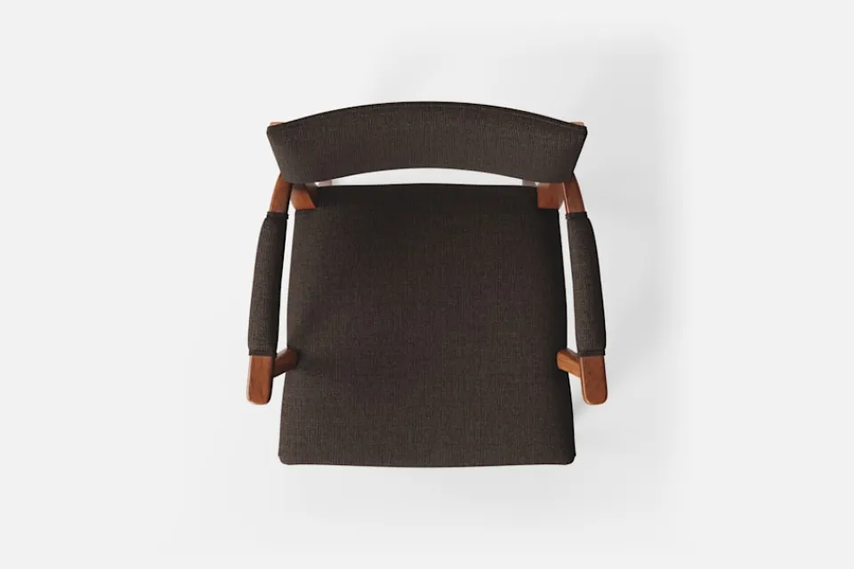 Karmstolar*Josef Frank Karmstol 695 Möbellin, Mörkbrun