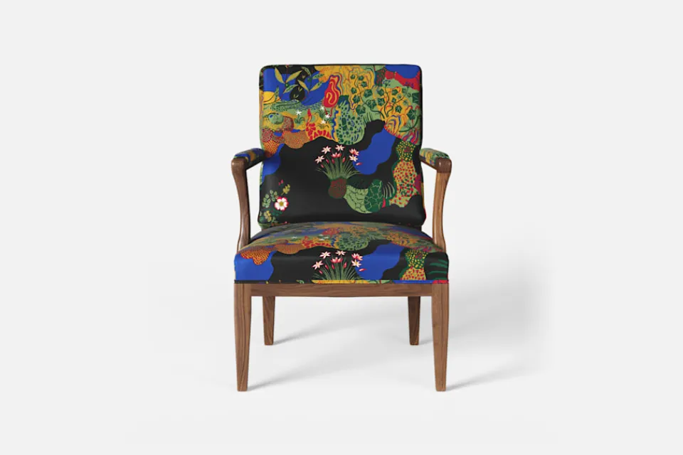 Fåtöljer|Karmstolar*Josef Frank Karmstol 868 Anakreon, Svart