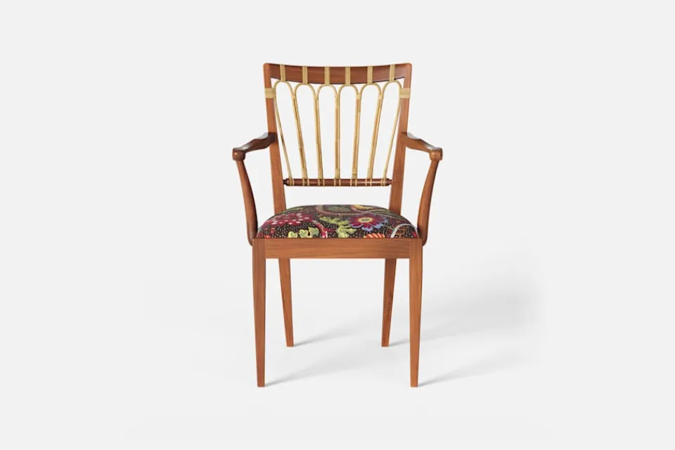 Karmstolar*Josef Frank Karmstol 1165 Mahogny Rotting, Mirakel, Mörkbrun