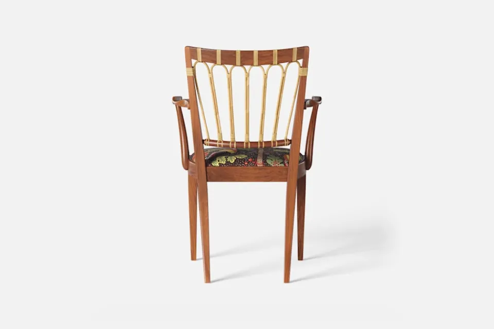 Karmstolar*Josef Frank Karmstol 1165 Mahogny Rotting, Mirakel, Mörkbrun