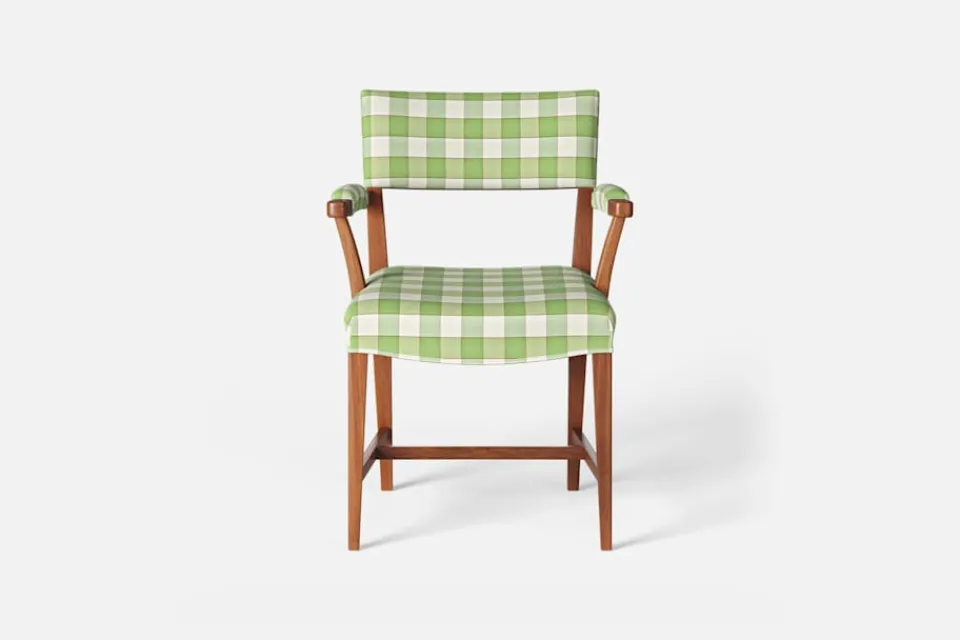 Karmstolar*Josef Frank Karmstol 695 Gripsholmsruta, Grön